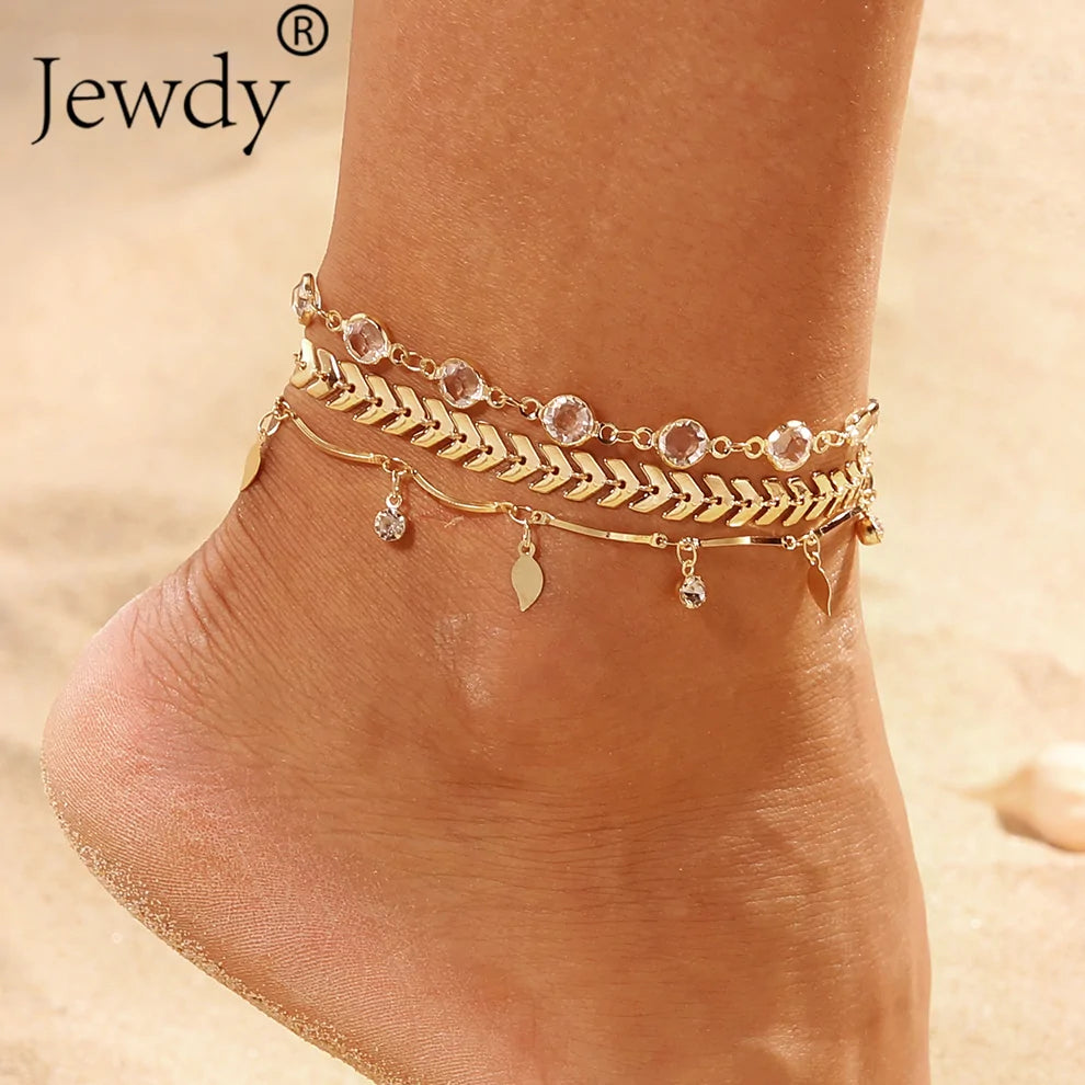 Beachy Bohemian Anklet Set